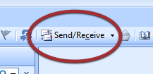 Send and receive in Outlook 2007
