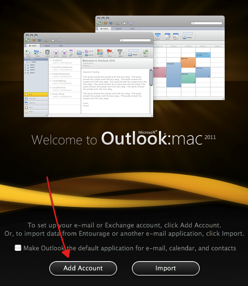 Welcome to Outlook 2011 Mac