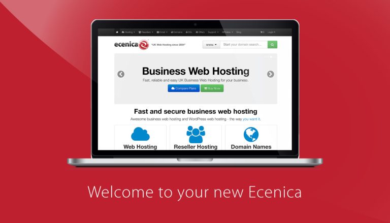 Ecenica Hosting Launches New Website