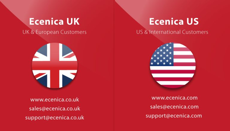 new ecenica uk and us websites