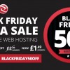 Black Friday Save 50% off Web Hosting. Today only.