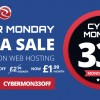 Cyber Monday Save 33% off Web Hosting. Today only.