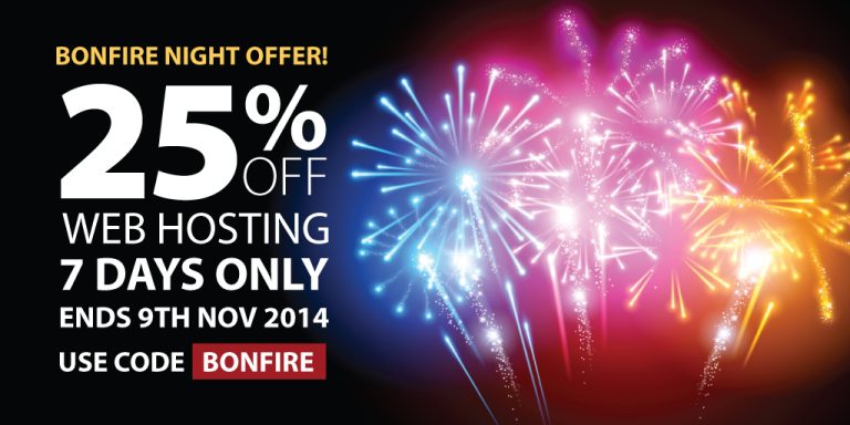 web hosting offer bonfire night ecenica