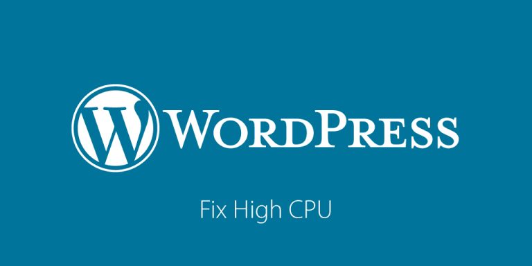 wordpress fix high cpu