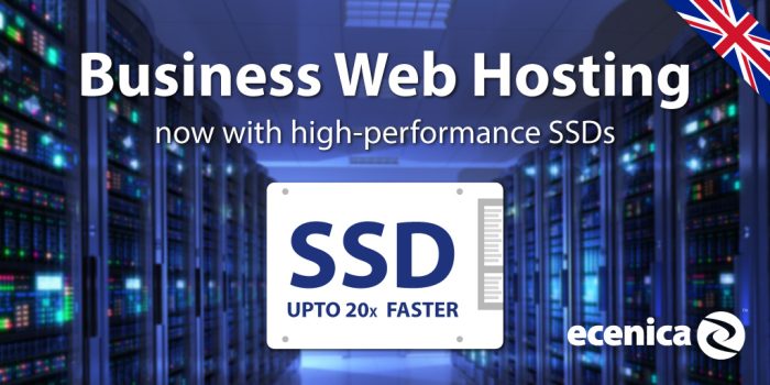 Business Web Hosting with SSD Now Available 4 new ecenica business web hosting with ssd