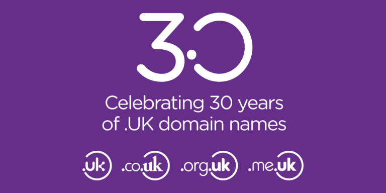 30 Years of UK Domains Buy One Get One Free
