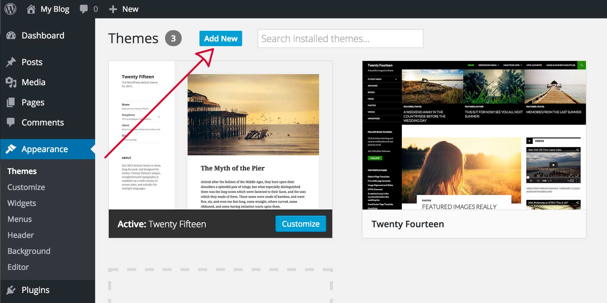 How-to install a WordPress theme