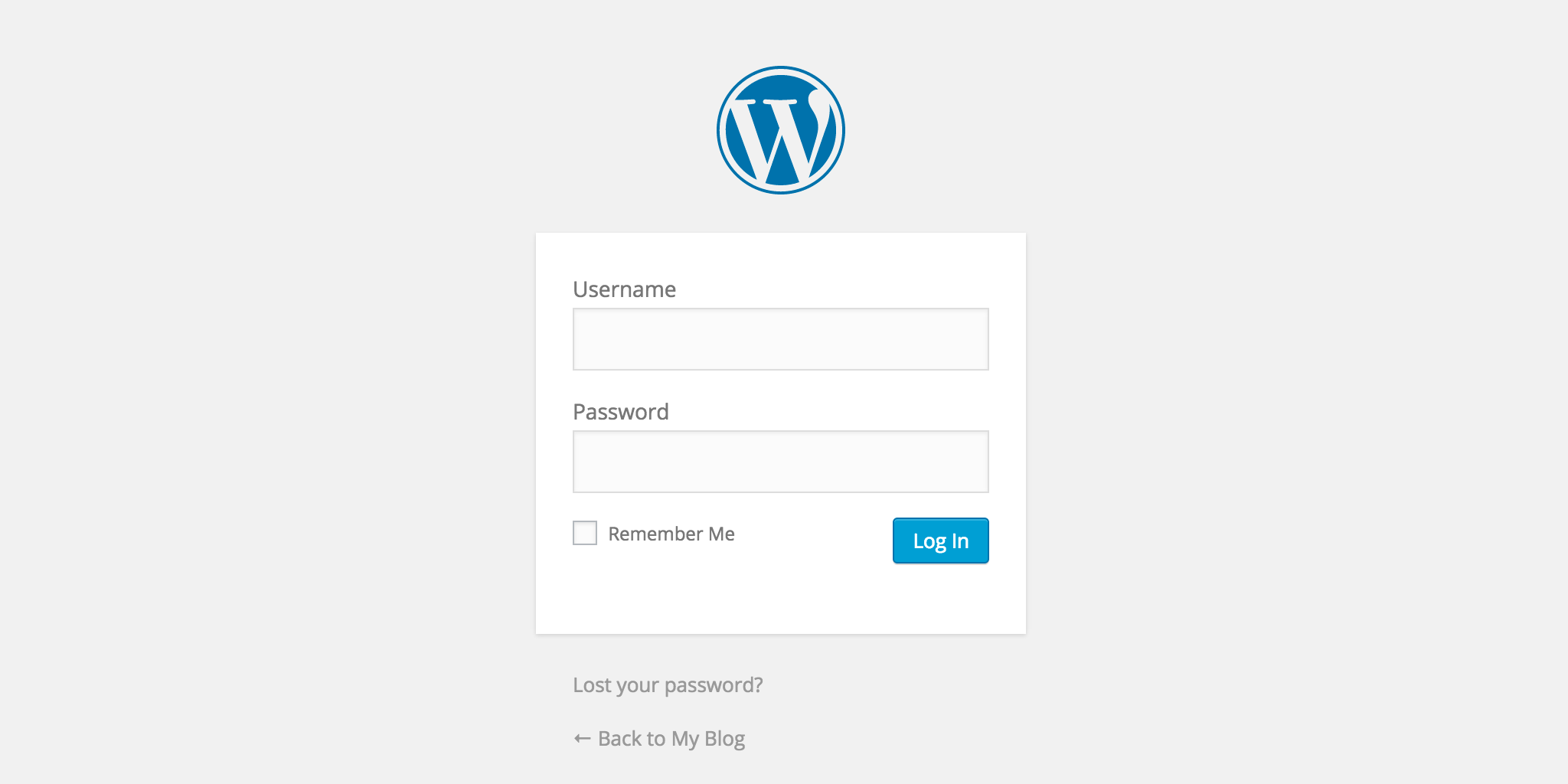 Login for WordPress