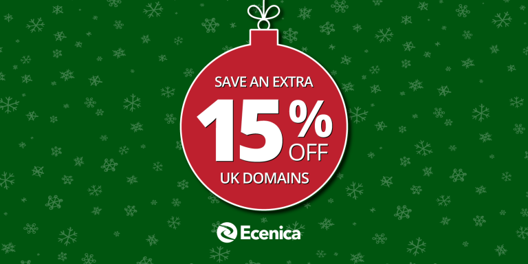 15 percent off uk domains ecenica