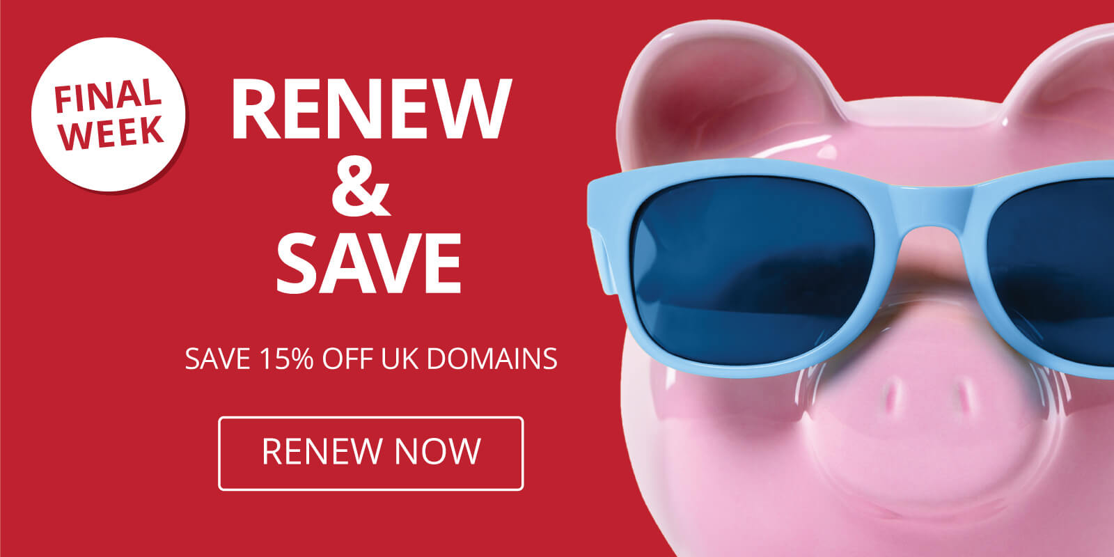Renew and save on UK domains.