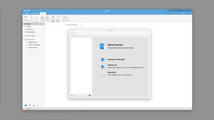How To Setup Outlook for Mac 4 Outlook 2016 Mac Add Email Account