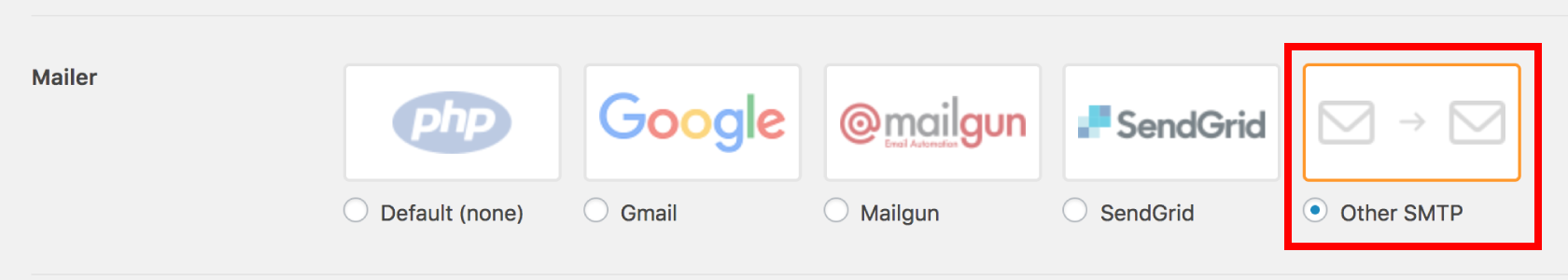 wordpress wp mail smtp other