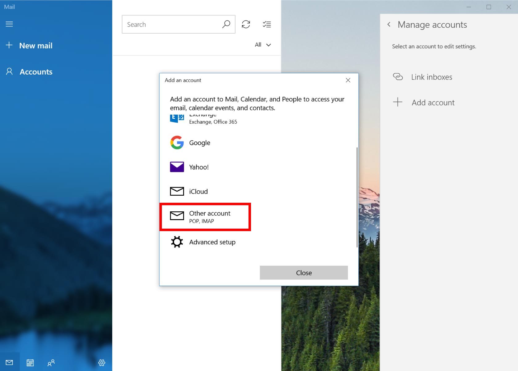 How-to setup Windows 11 and Windows 10 Mail App 7 Other Account Email Windows 11 and Windows 10 Mail App