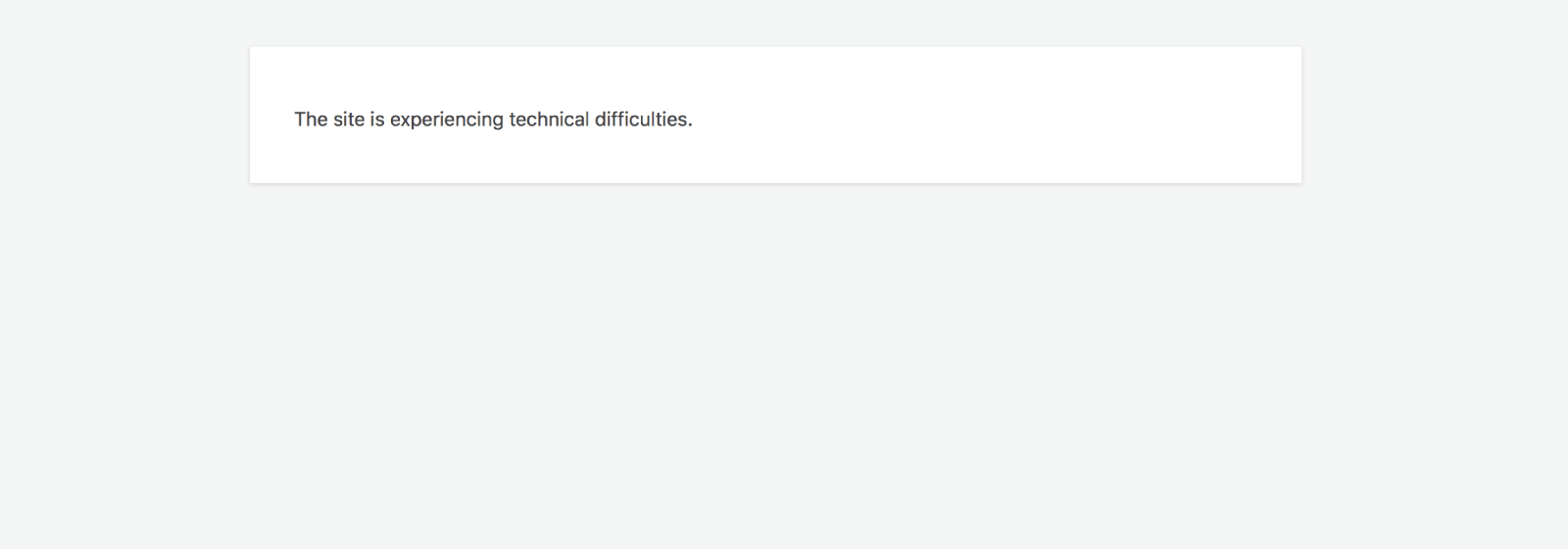 WordPress 5.2 PHP Error Protection