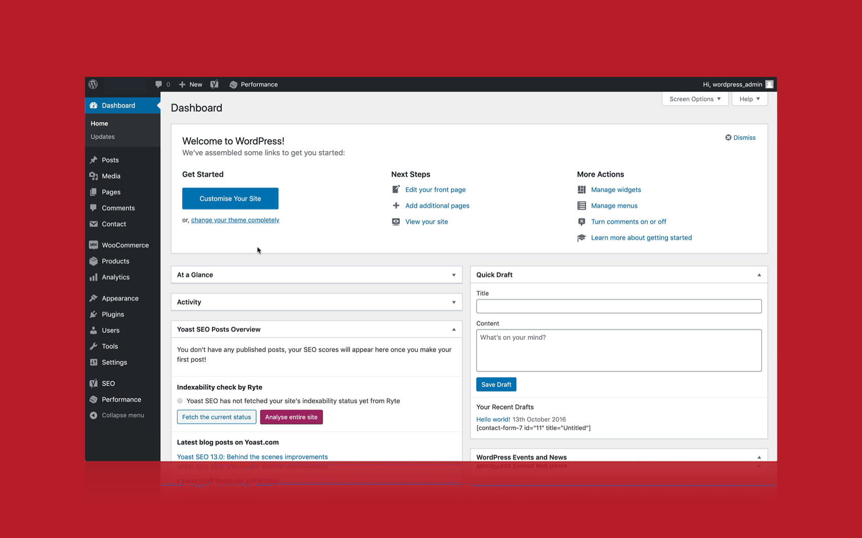 Start a Wordpress Website on Your New Domain in Four Steps 8 wordpress add page