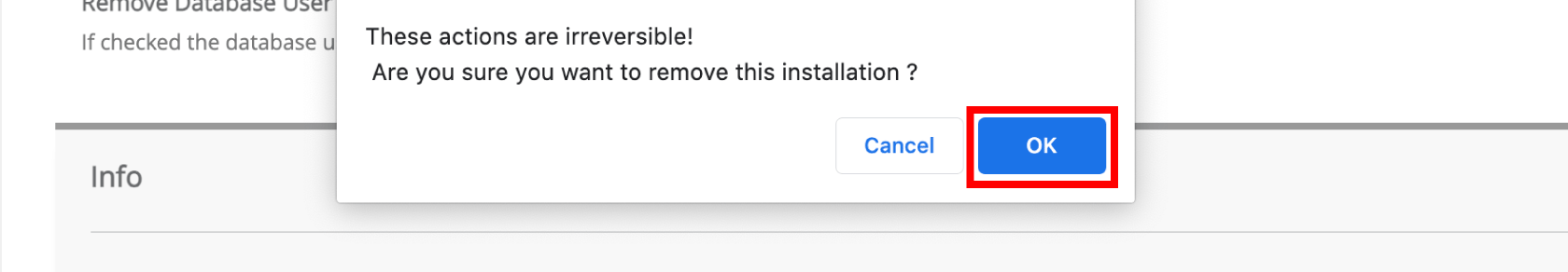 app installer remove installation confirm