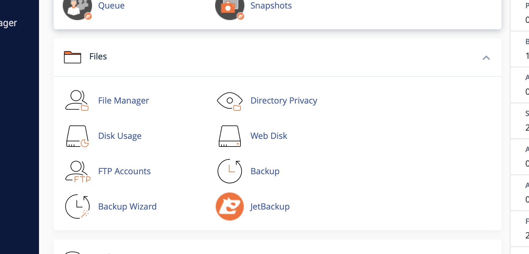 FTP Accounts - cPanel