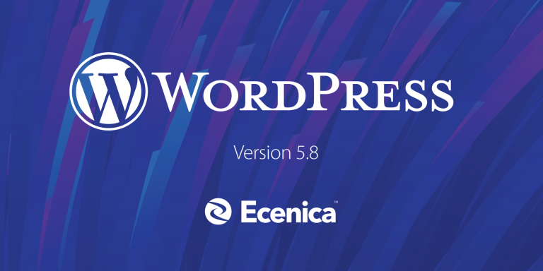 WordPress 5.8 Ecenica