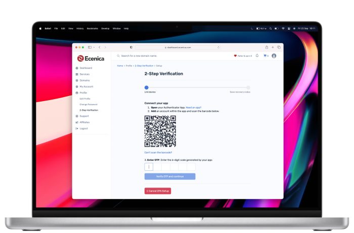 2 step verification v1