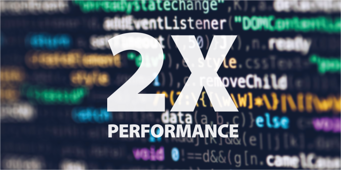 2x Performance with code upgrades in Ecenica Dashboard