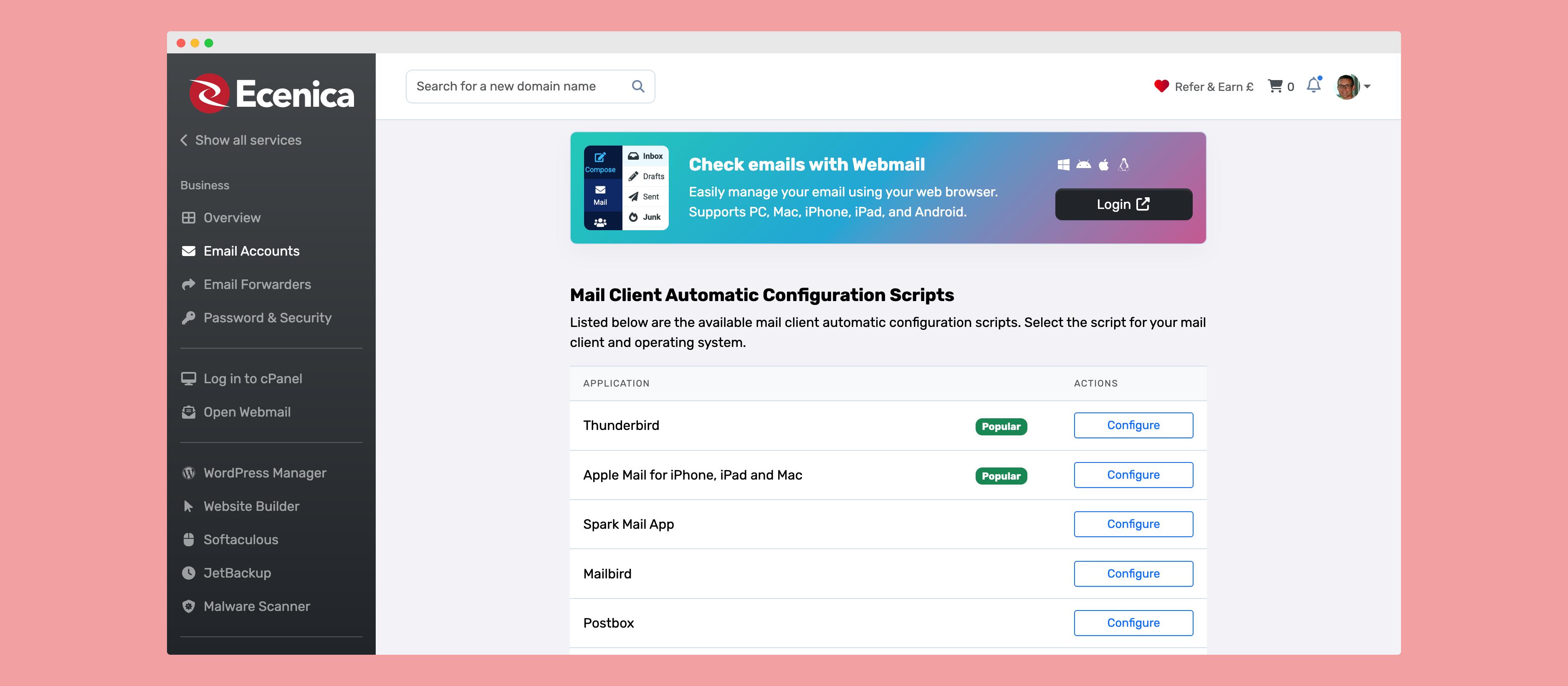 ecenica connect email