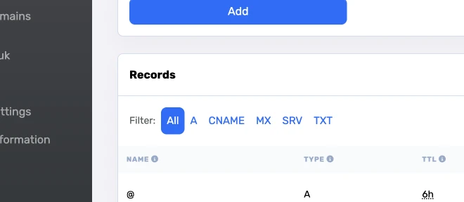 Filter DNS By Record Type