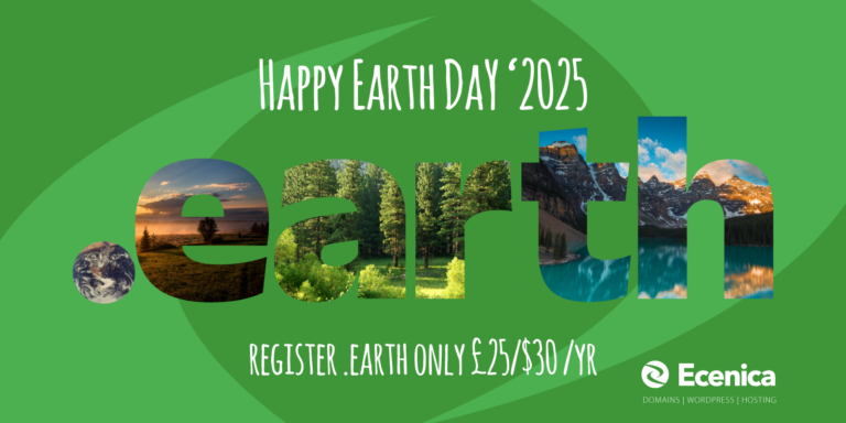 Celebrate Earth Day 2025 by Securing Your .EARTH Domain from Ecenica