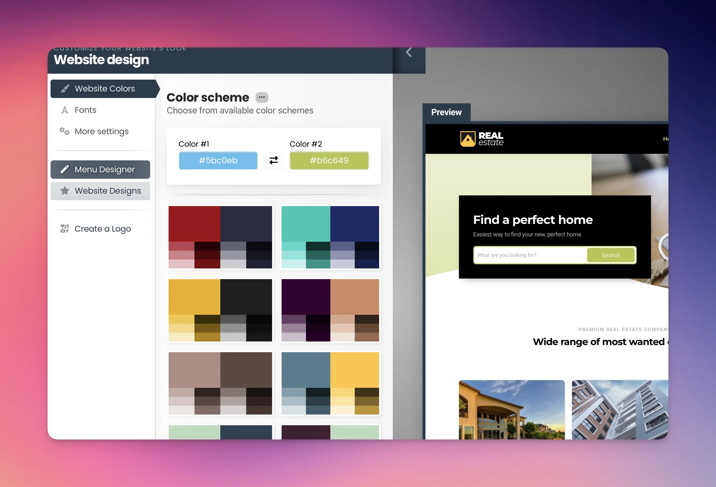 Every theme can be tweaked around your brand