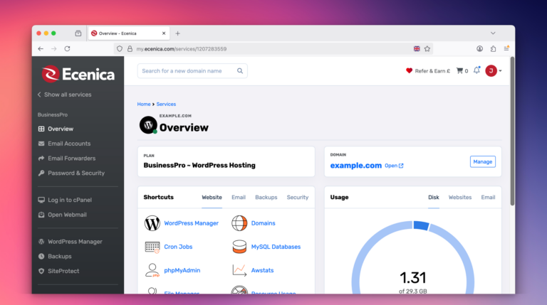 Ecenica Dashboard v3.1 August 2025@2x 1