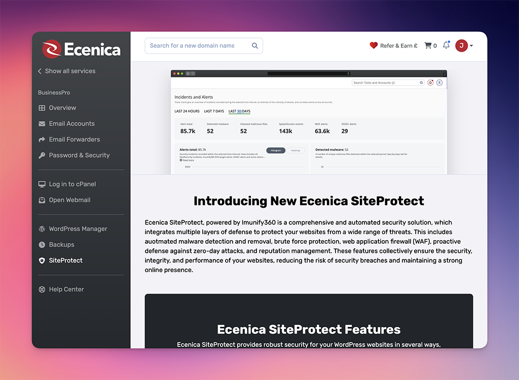 Ecenica SiteProtect
