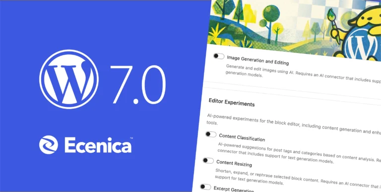 WordPress 7.0 at Ecenica